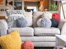 Load image into Gallery viewer, 12’ Round Knit Pillow