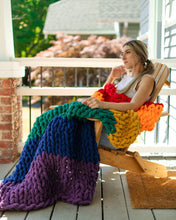 Load image into Gallery viewer, Chunky Knit Pride Blanket