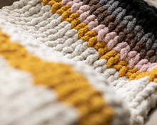 Load image into Gallery viewer, Chunky Knit Neapolitan Blanket
